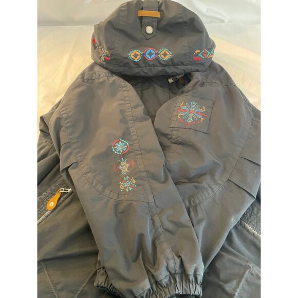 Obermeyer Tribute Half-Zip Jacket - Size Women's 10 - Embroidered Detailing - Picture 2 of 16